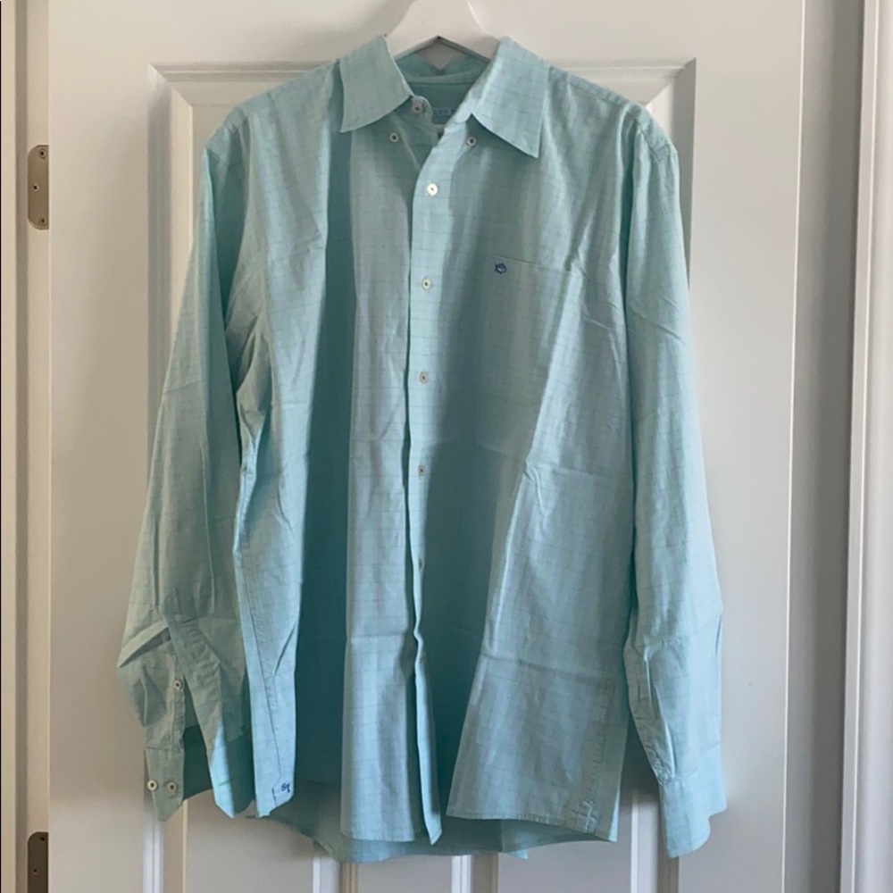 Southern tide plaid button down